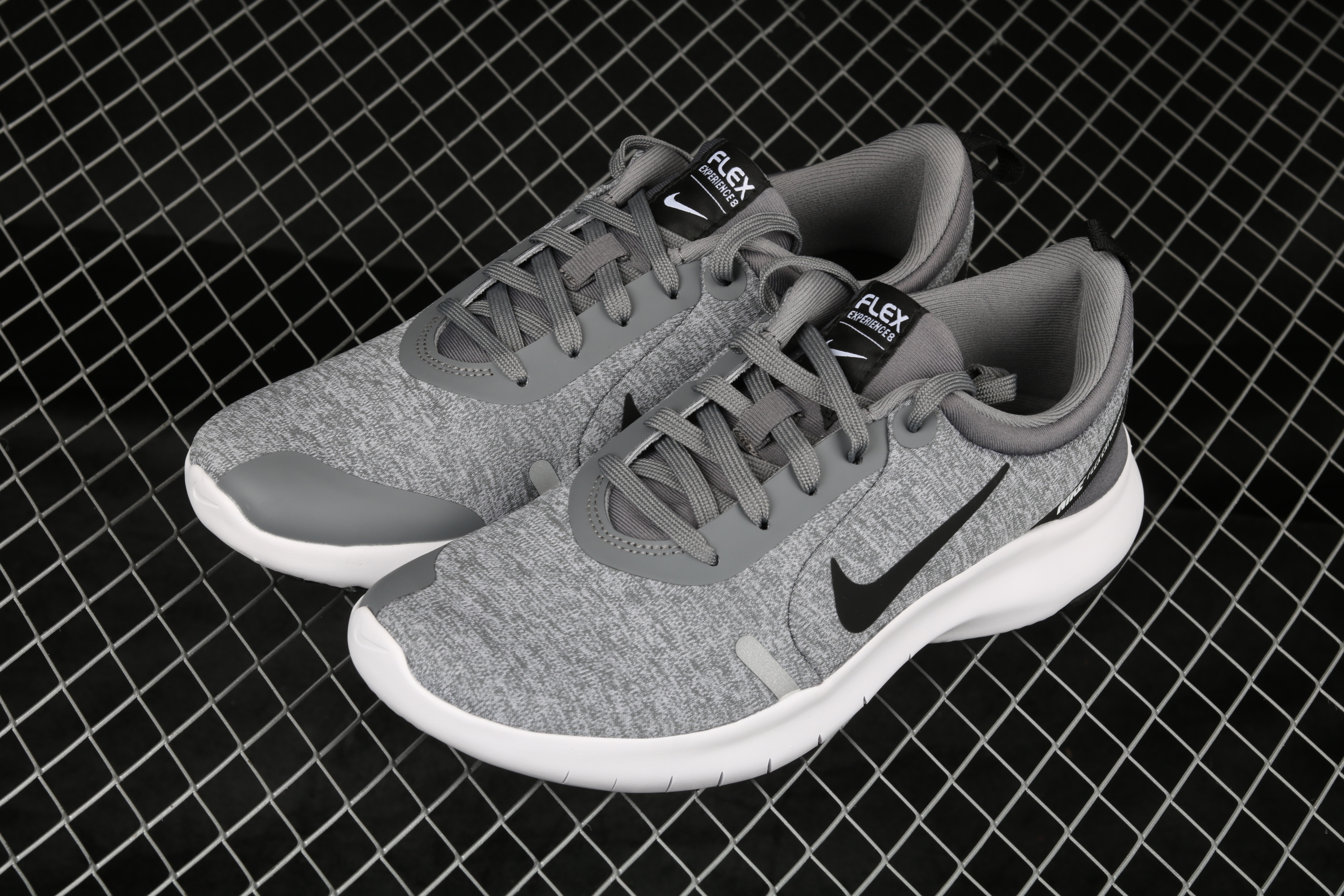 Nike Flex Experience Run RN 8 Wolf Grey Shoes - Click Image to Close